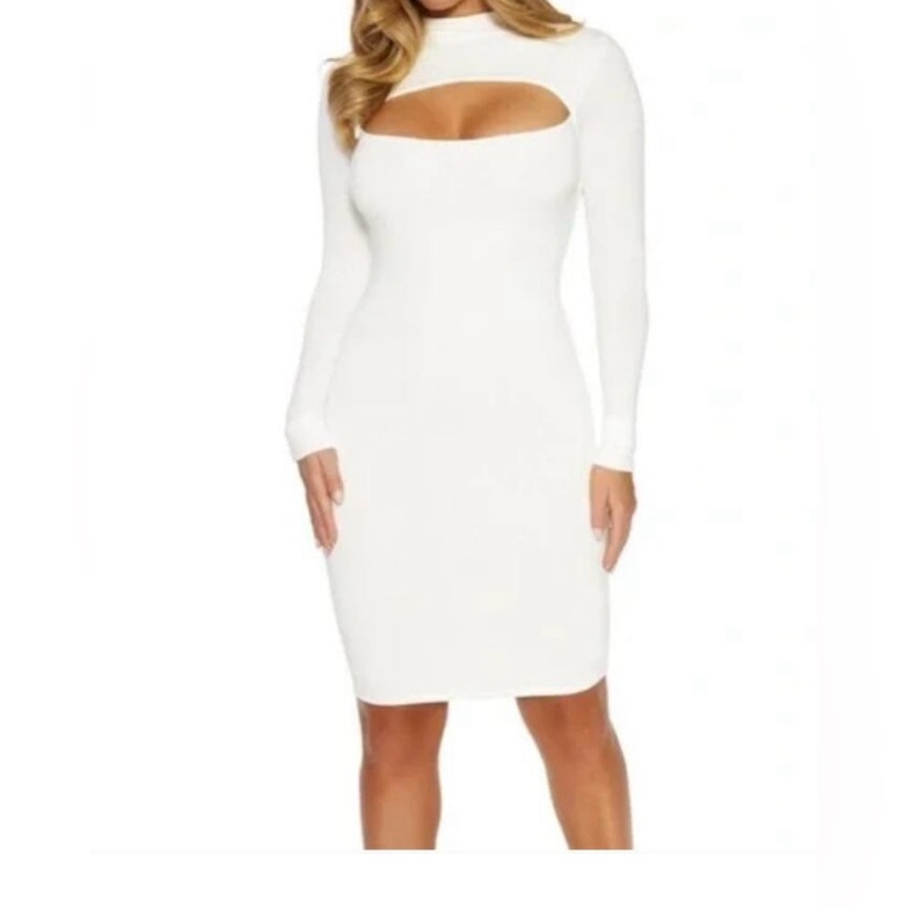 NWOT Naked Wardrobe | Long Sleeve Dress w/Cutout design